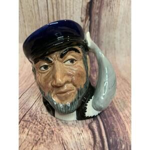 Royal Doulton Toby Mug Capt Ahab D6506 4”